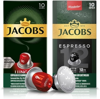 JACOBS 20 Cápsulas Aluminio 10 Lungo 10 Espresso por $85 | Amazon