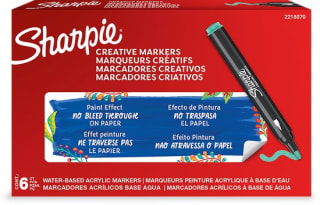 Sharpie Creative Marker acrylverfmarkers (6 stuks) voor €5,72 bij Bol