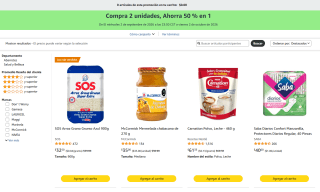 50% de descuento al comprar 2 unidades en Amazon