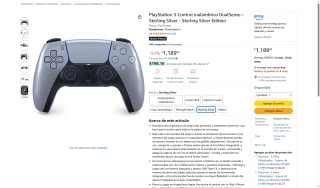 Control DualSense PS5 Sterling Silver por $1,189 | Oferta Amazon
