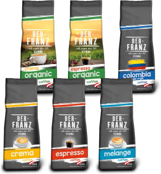 Der-Franz Kaffee Pack (6 x 500 g) voor €22,38 bij Amazon