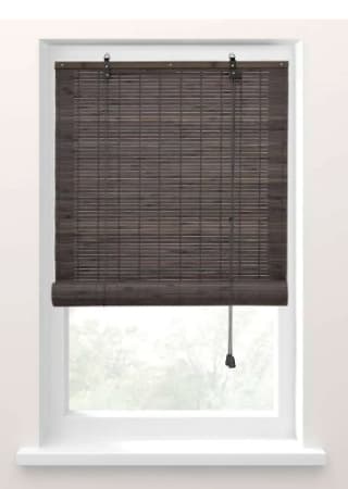Fenstr Rolgordijn bamboe antraciet - 60x180 cm voor €5 bij Leenbakker