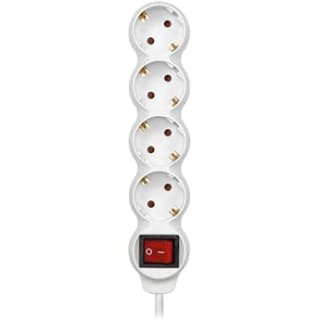 SIMON regleta 6 tomas (16A, 1,5 m) por 6,35€ en Amazon
