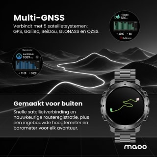 Maoo Titan GPS smartwatch voor €69,95 bij Bol