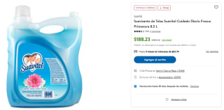 Suavitel Cuidado Diario 8.5L por $168 | Sam's Club