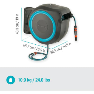 Gardena Wandslangenbox RollUp M/L Slanglengte: 25 m voor €131,95 bij vancranenbroek