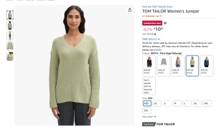 Tom Tailor vrouwentrui voor €10,60 bij Amazon