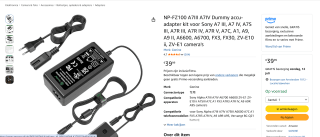 Sony NP-FZ100 oplader voor €39,99