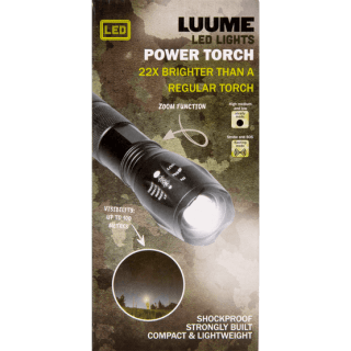 Luume led lights power zaklamp voor €3,99 bij Dirk