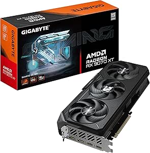 Tarjeta Gráfica Gigabyte AMD Radeon RX 9070 XT GAMING OC 16GB GDDR6 FSR 4 por 654.90€