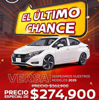 Nissan Versa TM por $274,900