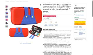 Funda Switch 2 por $99 | Descuento Amazon