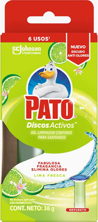 Pato Discos Activos para Inodoro 36 ml por $47 en Amazon