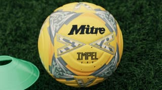Mitre FA Cup Play Football White Blue Red Deal at £5