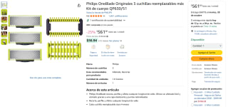 Philips OneBlade 3 cuchillas por $561 | Oferta Amazon