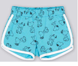 Pantalón corto para Niñas Snoopy por 2.99€