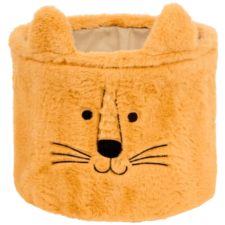 Fluffy opbergmand Ø 30 x 25 cm voor €2,99 bij de Action
