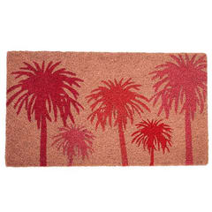 Felpudo original “palmeras” de coco con base antideslizante de PVC por 2.99€