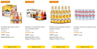 3x2 en Cervezas y Bebidas Alcohólicas | Amazon