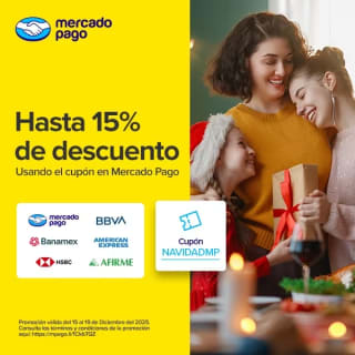 Cupón Mercado Pago: 15% de descuento