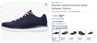 Skechers Graceful Get Connected dames sneakers voor €34,95 bij Amazon