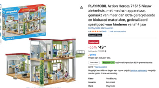 PLAYMOBIL My Life Modern ziekenhuis voor €49,89 bij Amazon