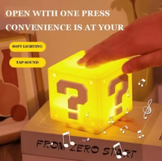 Luz LED nocturna con signo de interrogación por $4.543 en AliExpress Chile