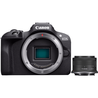 Canon EOS R100 Mirrorless Camera + RF-S 18-45mm F4.5-6.3 IS STM Lens - With Code