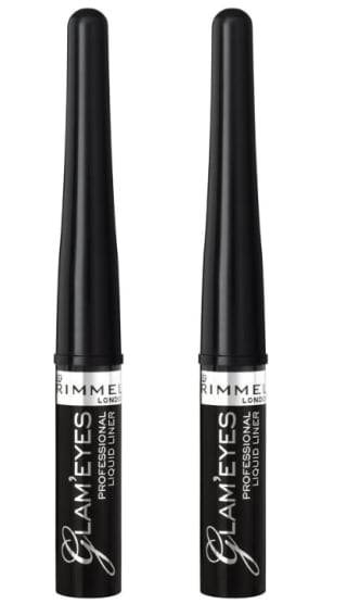2 Unidades de Delineador ojos RIMMEL LONDON Glam'eyes Professional por 6.83€