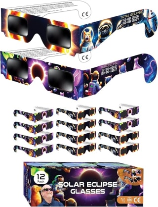 12 lunettes Eclipse Solaire Enfants 2026 Galaxium à 2,95€