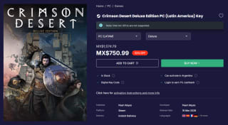 Crimson Desert Deluxe Edition PC por $751 | Oferta LOADED