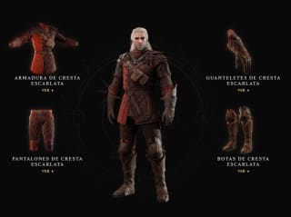 Armadura de cresta escarlata Gratis para The Witcher 3 en The Witcher