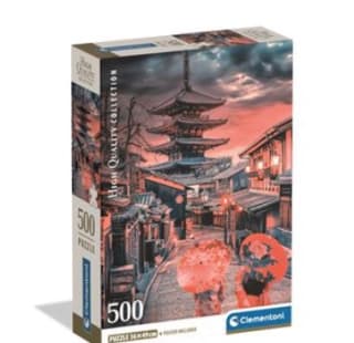 Puzzle Clementoni 500 Evening In Kyoto Compact por 5.39€