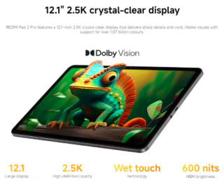 Xiaomi Redmi Pad 2 Pro 6GB/128GB por 194.10€.