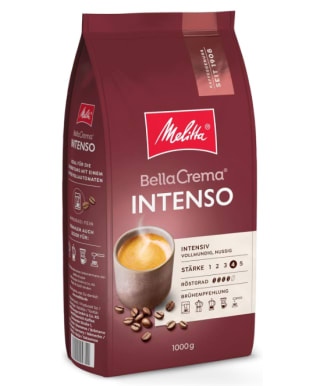 Paquet de Café en grain Melitta bellacrema intenso - 1 Kg à 28,60€