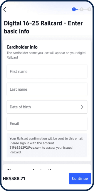 1-year Railcard for £25 at Trip.com