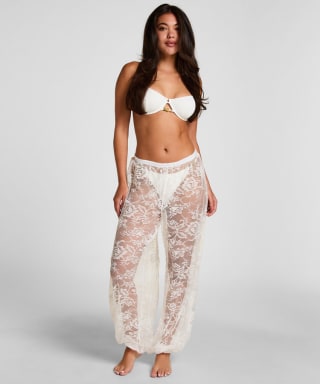 Pantalón Globo de Encaje Sunset - Blanco por 10€ en Hunkemöller