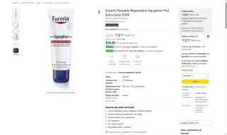 Eucerin Pomada 55ml por $131 | Oferta Amazon