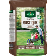 Vilmorin Semillas de Césped Rústico 10 kg Cobertura 400-600 m² resistente a 29.99€