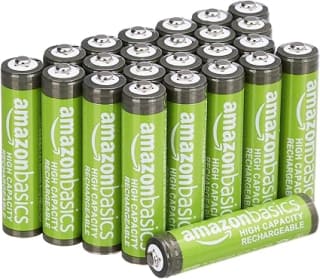 Amazon Basics - Paquete de 24 baterías NiMH AAA 850 mAh por $324.90 en Amazon