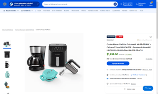 Combo Master Chef por $1,999 | Oferta Walmart