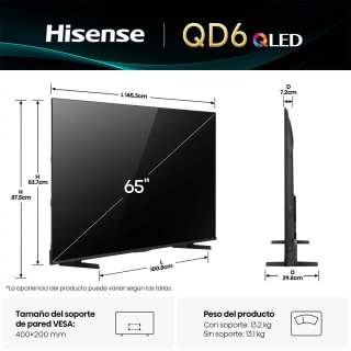 Hisense Pantalla 65" HI-QLED 4K Fire TV por $7,999 en Costco