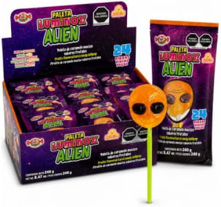 Paleta Luminox Alien Las Delicias (24 pzas) por $82.44 en Amazon