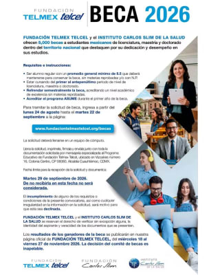 BecaTelmex Telcel 2026: Apoyo Económico de $2,300 Mensuales, Conectividad y Equipo