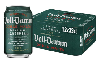 36 Latas Voll-Damm Cerveza Doble Malta por 22,65€