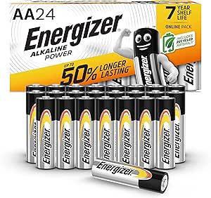 Energizer Alkaline Power Pilas AA (Paquete de 24) por 8.52€