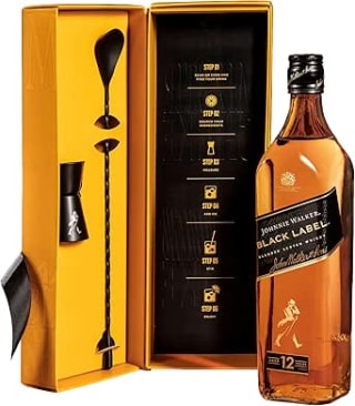 Johnnie Walker Black Label Cocktail Kit | 40% vol | 70cl | Blended Scotch Whisky | I