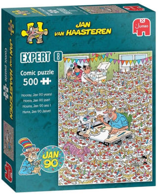 Jan van Haasteren Expert 8 - Jan 90! (500 stukjes) voor €6,89 bij Bol