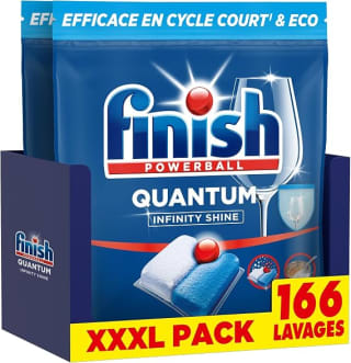 Finish Quantum Infinity Shine (166 capsules) pour 20,76€ chez Amazon