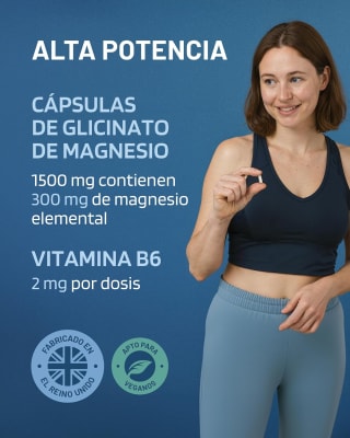 Bisglicinato de Magnesio 1500 mg con vitamina B6 (PharmaZen) por 6,18€ en Amazon